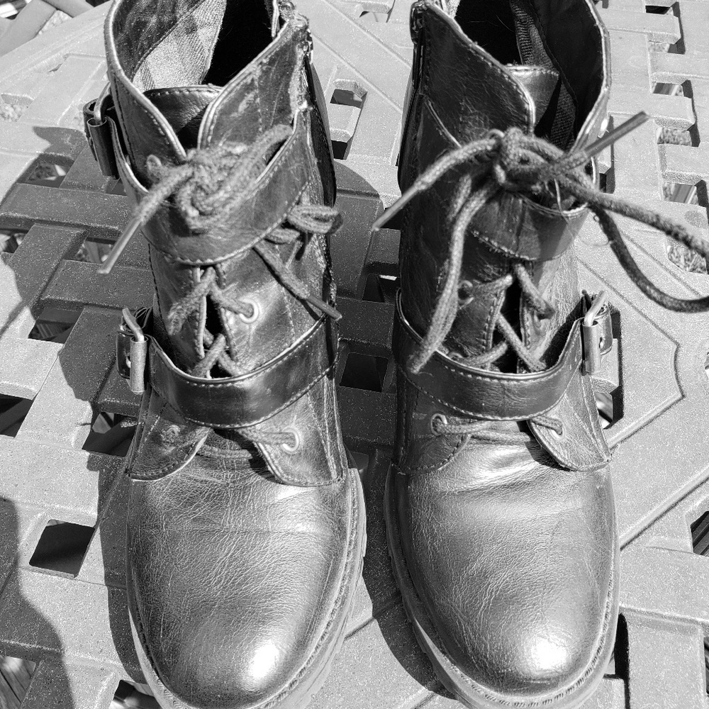 Madden Girl Combat Boots